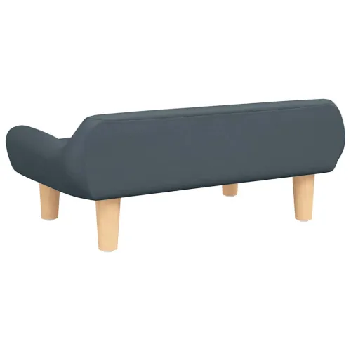 Krevet za pse tamnosivi 70x40x24 cm od tkanine - Tamno siva tkanina Cijena