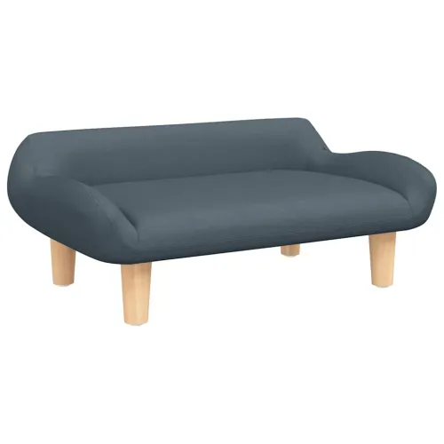 Krevet za pse tamnosivi 70x40x24 cm od tkanine - Tamno siva tkanina Cijena
