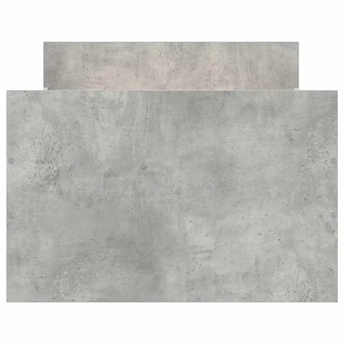 Okvir kreveta s uzglavljem i podnožjem boja betona 90x190 cm - Beton siva 90 x 190 cm Cijena