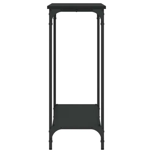 Konzolni stol crni 101 x 30,5 x 75 cm od konstruiranog drva - Crna 101 cm Cijena