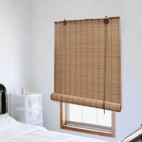 Roleta od bambusa 150 x 160 cm smeđa - Smeđa 150 x 160 cm Cijena