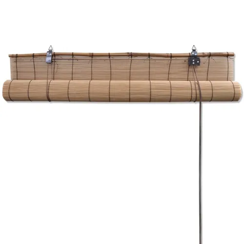 Roleta od bambusa 80 x 220 cm smeđa - Smeđa 80 x 220 cm Cijena