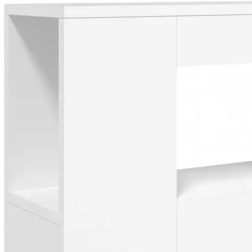 LED uzglavlje bijelo 100 x 18,5 x 103,5 cm konstruirano drvo - Bijela 100 x 103.5 cm 1 Bijela Cijena