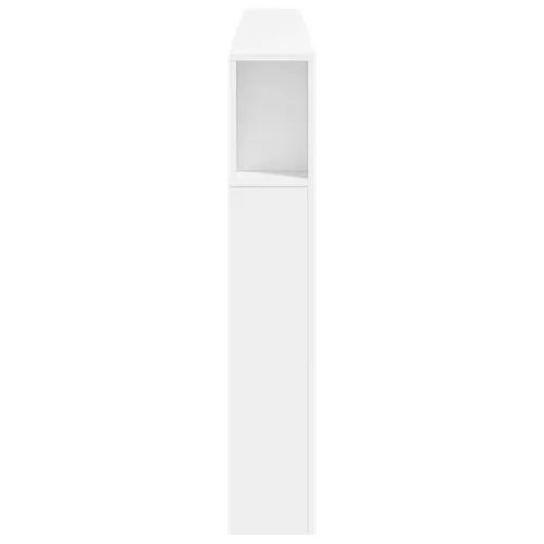 LED uzglavlje bijelo 220x18,5x103,5 cm konstruirano drvo - Bijela 220 x 103.5 cm 1 Bijela Cijena