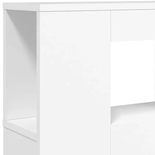 LED uzglavlje bijelo 220x18,5x103,5 cm konstruirano drvo - Bijela 220 x 103.5 cm 1 Bijela Cijena
