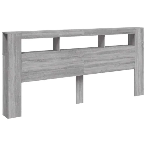 LED uzglavlje boja hrasta 220x18,5x103,5 cm konstruirano drvo - Sivi hrast sonoma 220 x 103.5 cm 1 Sivi hrast sonoma Cijena