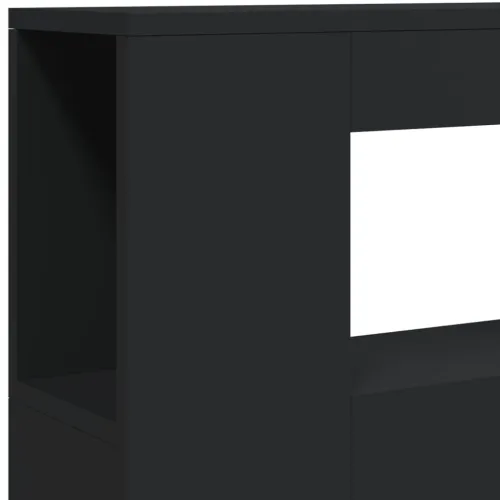 LED uzglavlje crno 100x18,5x103,5 cm konstruirano drvo - Crna 100 x 103.5 cm 1 Crna Cijena