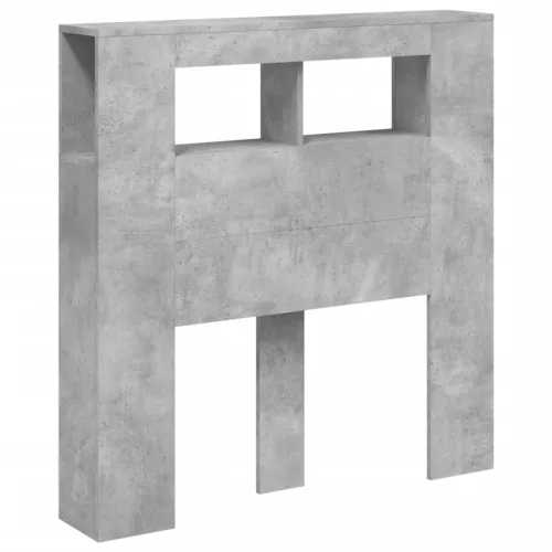 LED uzglavlje siva boja betona 100x18,5x103,5 cm - Beton siva 100 x 103.5 cm 1 Beton siva Cijena