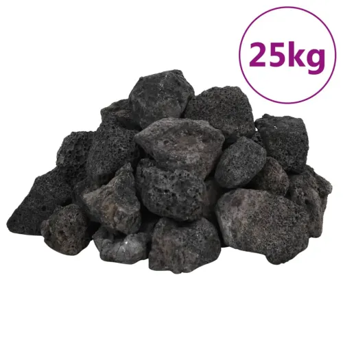 Vulkansko kamenje 25 kg crno 3-5 cm - Crna 3-5 cm (25 kg) Cijena