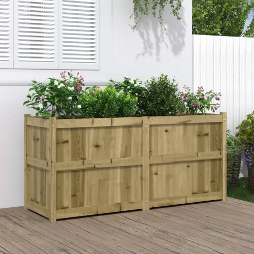 Vrtna sadilica 150 x 50 x 70 cm od impregnirane borovine - Prirodno impregnirano Cijena