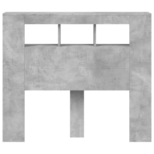 LED uzglavlje siva boja betona 120x18,5x103,5 cm - Beton siva 120 x 103.5 cm 1 Beton siva Cijena
