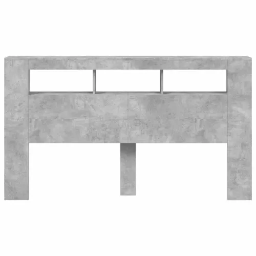 LED uzglavlje siva boja betona 180x18,5x103,5 cm - Beton siva 180 x 103.5 cm 1 Beton siva Cijena