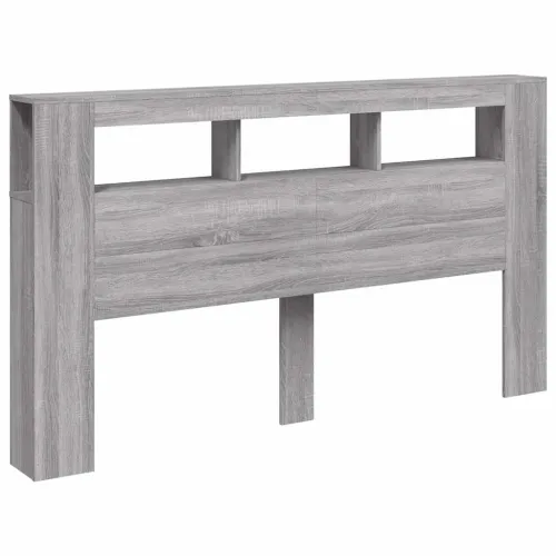 LED uzglavlje boja hrasta 180x18,5x103,5 cm konstruirano drvo - Sivi hrast sonoma 180 x 103.5 cm 1 Sivi hrast sonoma Cijena