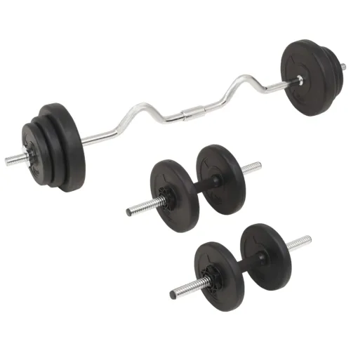 Set Šipki i Utega 30 kg - 30 kg Super valovita šipka 1 Super valovita šipka Cijena