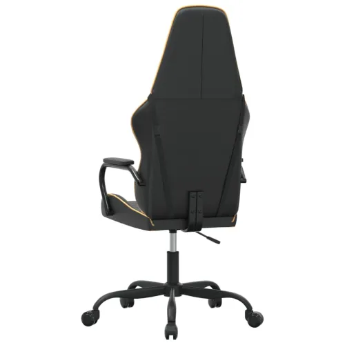 Gaming stolica crno-zlatna od umjetne kože - Crna i zlatna Cijena