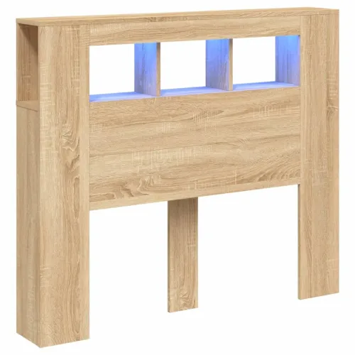 LED uzglavlje boja hrasta sonome 120x18,5x103,5 cm - sonoma hrast 120 x 103.5 cm 1 Sonoma hrast Cijena