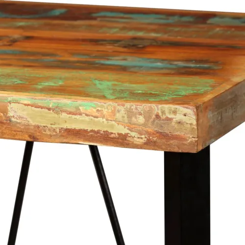 Barski stol od masivnog obnovljenog drva 60x60x107 cm - Smeđa 60 x 60 x 107 cm Cijena