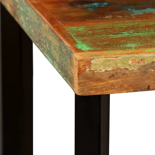 Barski stol od masivnog obnovljenog drva 60x60x107 cm - Smeđa 60 x 60 x 107 cm Cijena