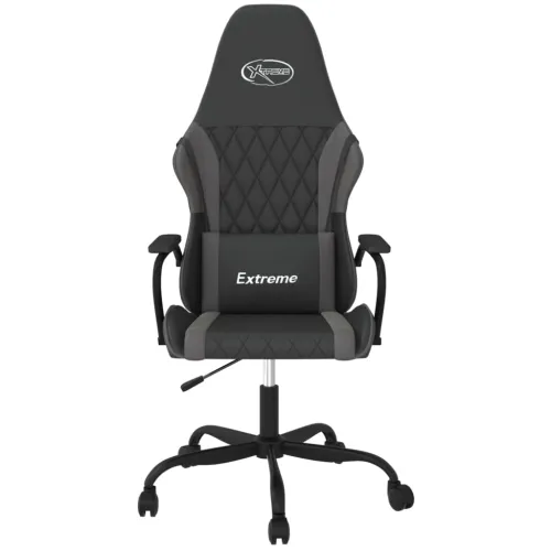 Gaming stolica crno-siva od umjetne kože - Siva 1 Cijena