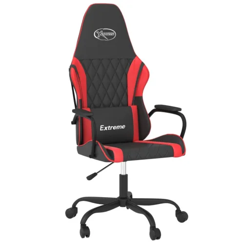 Gaming stolica crno-crvena od umjetne kože - Crvena Cijena
