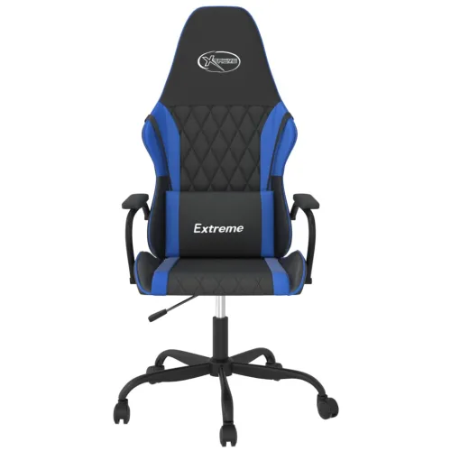Gaming stolica crno-plava od umjetne kože - Plava 1 Cijena