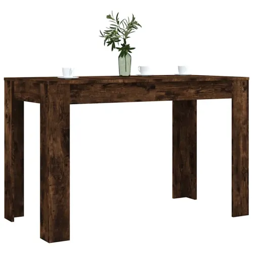 Blagovaonski stol boja dimljenog hrasta 120 x 60 x 76 cm drveni - Dimljeni hrast Cijena