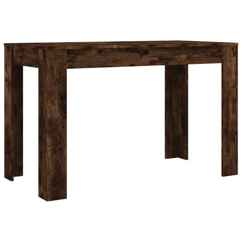 Blagovaonski stol boja dimljenog hrasta 120 x 60 x 76 cm drveni - Dimljeni hrast Cijena
