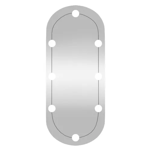 Zidno ogledalo s LED svjetlima 30 x 70 cm stakleno ovalno - 30 x 70 cm s LED svjetlima Ovalno Cijena
