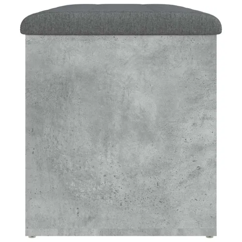 Klupa za pohranu siva boja betona 82x42x45 cm konstruirano drvo - Beton siva 82 x 42 x 45 cm Beton siva 82 x 42 x 45 cm Cijena