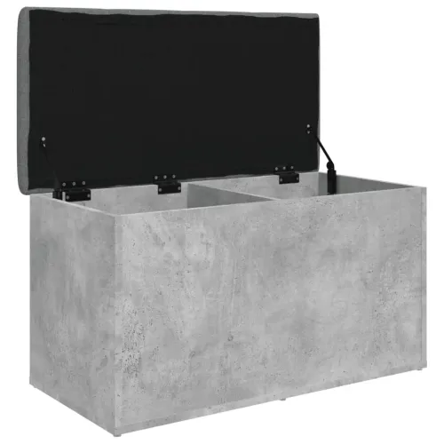 Klupa za pohranu siva boja betona 82x42x45 cm konstruirano drvo - Beton siva 82 x 42 x 45 cm Beton siva 82 x 42 x 45 cm Cijena