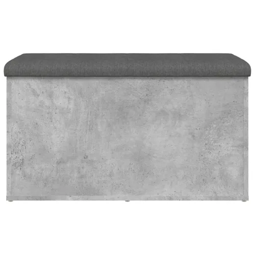 Klupa za pohranu siva boja betona 82x42x45 cm konstruirano drvo - Beton siva 82 x 42 x 45 cm Beton siva 82 x 42 x 45 cm Cijena