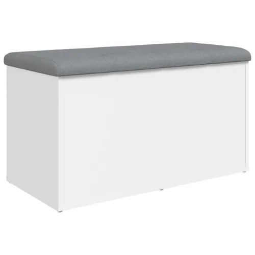 Klupa za odlaganje bijela 82x42x45 cm inženjerski drvo - Bijela 82 x 42 x 45 cm Bijela 82 x 42 x 45 cm Cijena