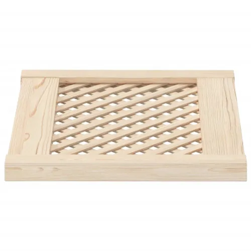 Vrata za ormarić rešetkasti dizajn 2 kom 49,5x39,5 cm borovina - 49.5 x 39.5 cm Cijena