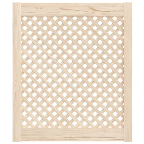 Vrata za ormarić rešetkasti dizajn 2 kom 59,5x69 cm borovina - 59.5 x 69 cm Cijena