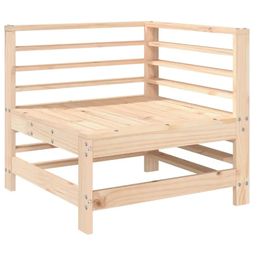 Kutna vrtna sofa od masivne borovine - Prirodna boja bora 1 kutna sofa Prirodna boja bora Cijena