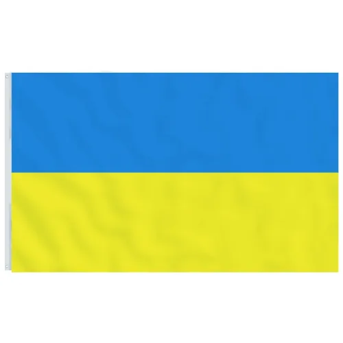 Ukrajinska zastava i jarbol 6,23 m aluminijska - Ukraine Sekcijska Cijena