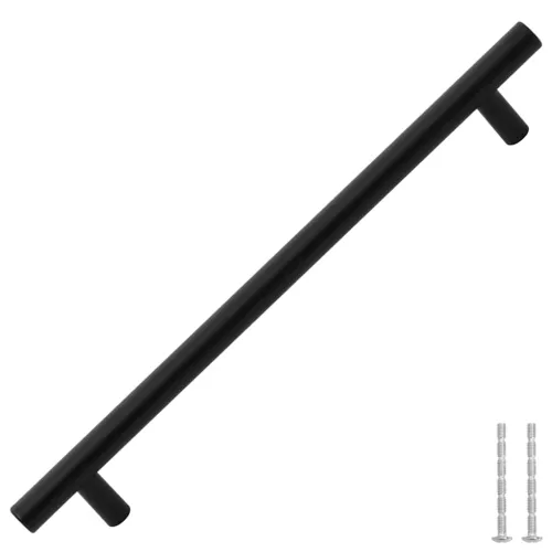 Ručke za ormarić 5 kom crne 192 mm od nehrđajućeg čelika - Crna 192 mm 5 Cijena