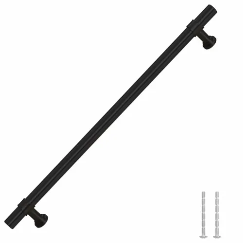 Ručke za ormarić 5 kom crne 224 mm od nehrđajućeg čelika - Crna 224 mm 5 Cijena