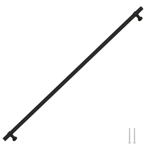 Ručke za ormarić 5 kom crne 480 mm od nehrđajućeg čelika - Crna 480 mm 5 Cijena