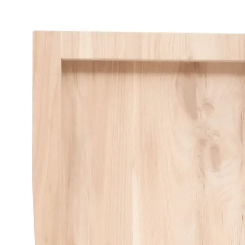 Stolna ploča 80x40x(2-6) cm od netretirane masivne hrastovine - Prirodna 80 x 40 x 6 cm Cijena
