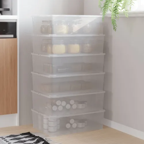 Plastične kutije za pohranu 6 kom 25 L za slaganje - 6 25 l Cijena