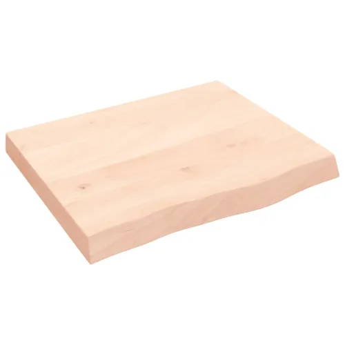 Stolna ploča 60x50x(2-6) cm od netretirane masivne hrastovine - Prirodna 60 x 50 x 6 cm Cijena