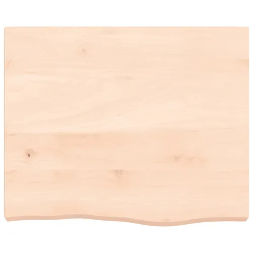 Stolna ploča 60x50x(2-6) cm od netretirane masivne hrastovine - Prirodna 60 x 50 x 6 cm Cijena