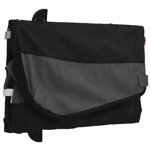 Prikolica za bicikl crna 45 kg željezna - Crna 133 x 68 x 68 cm Cijena