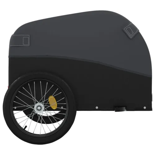 Prikolica za bicikl crna 45 kg željezna - Crna 133 x 68 x 68 cm Cijena