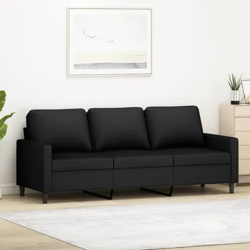 Trosjed od tkanine crna 180 cm baršunasti - Crna 1 180 cm Crna Cijena