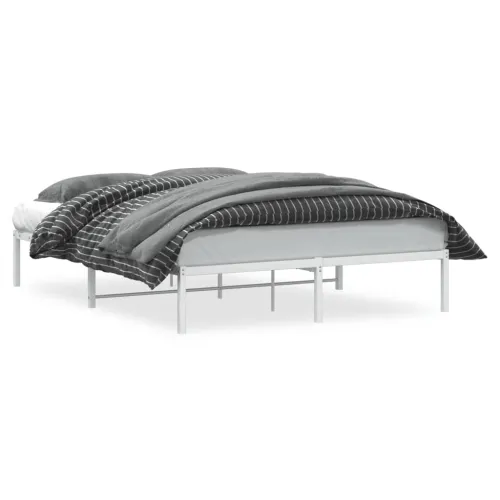 Metalni okvir za krevet bijeli 150x200 cm - Bijela 150 x 200 cm Cijena