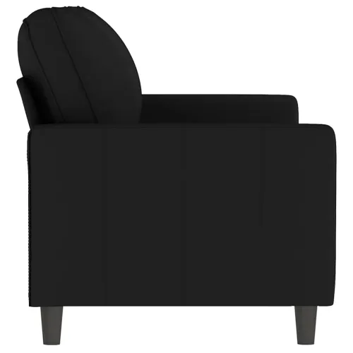 Dvosjed crni 140 cm baršunasti - Crna 140 cm Cijena