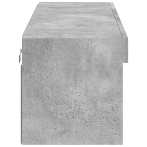 TV ormarić s LED svjetlima siva boja betona 100x30x30 cm - Beton siva 100 cm 1 Cijena