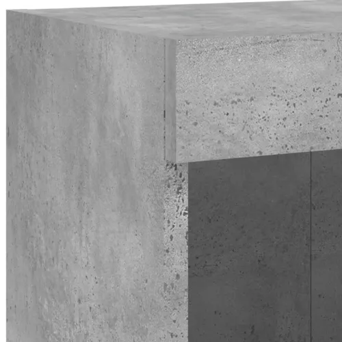 TV ormarić s LED svjetlima siva boja betona 100x30x30 cm - Beton siva 100 cm 1 Cijena
